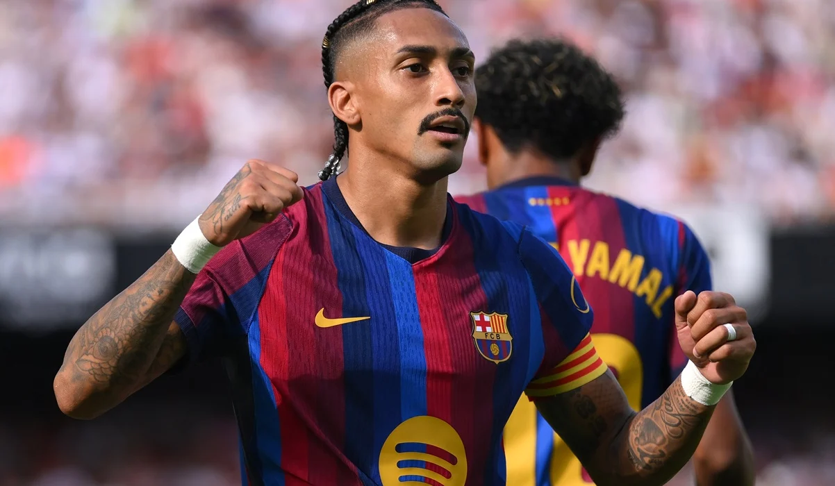 Raphinha lleva 6 goles en 4 partidos de La Liga con Barcelona