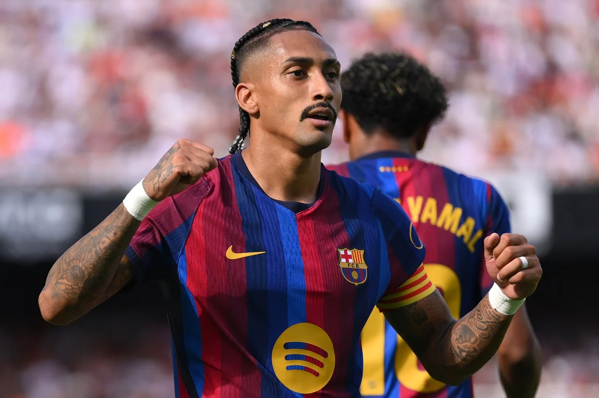 Raphinha lleva 6 goles en 4 partidos de La Liga con Barcelona