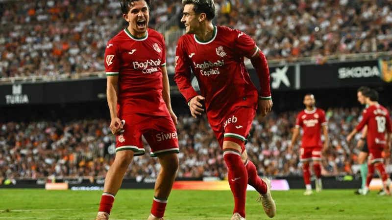 Real Sociedad derrotó agónicamente a Valencia en un partidazo