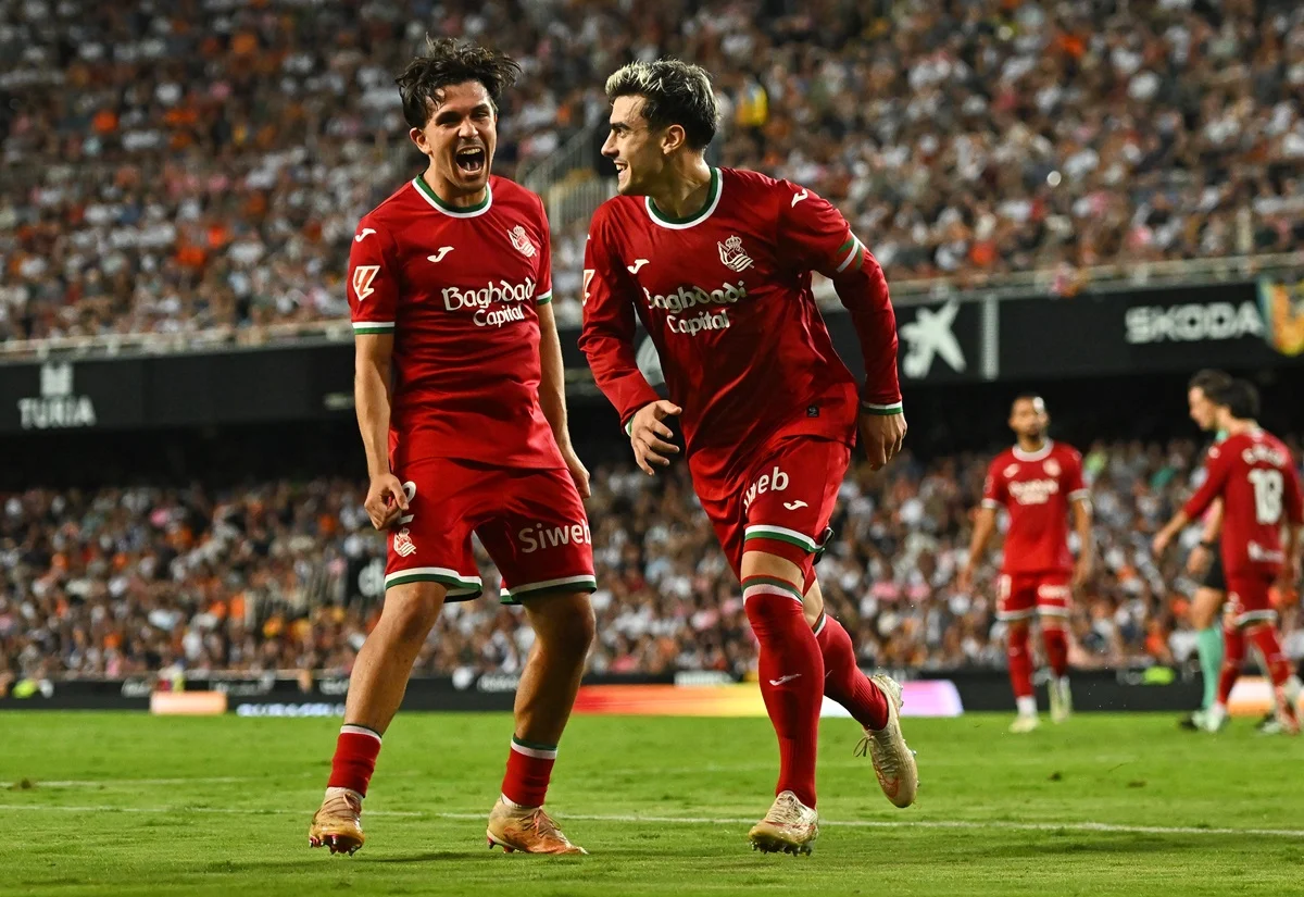 Real Sociedad derrotó agónicamente a Valencia en un partidazo