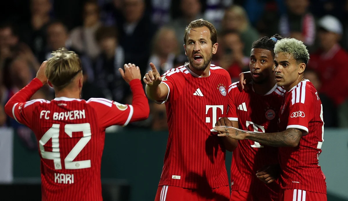 Bayern Múnich goleó en Copa Alemania con doblete de Harry Kane