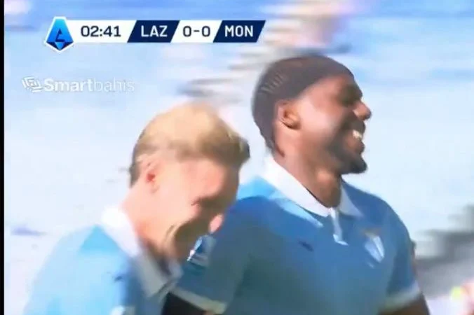 ¡Bombazo descomunal de Nuno Tavares! Lazio golpeó a Monza en apenas dos minutos