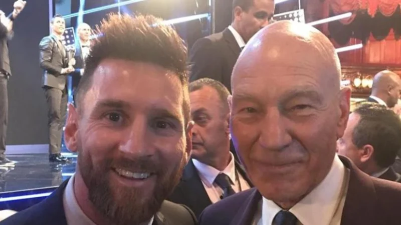Murió Patrick Stewart: la increíble anécdota con Lionel Messi y “La mano de Dios”