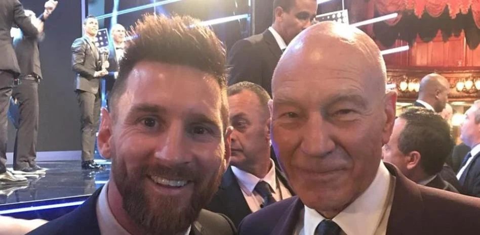Murió Patrick Stewart: la increíble anécdota con Lionel Messi y “La mano de Dios”