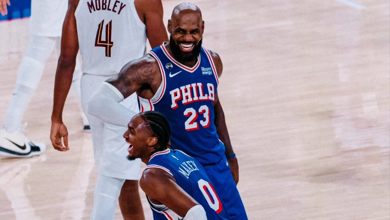 Los 76ers de LeBron James concretaron una histórica remontada ante los Cavaliers