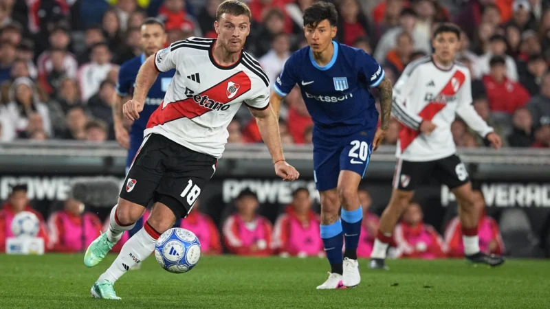 River derrotó a Racing y todavía sueña con la Copa Libertadores 2027