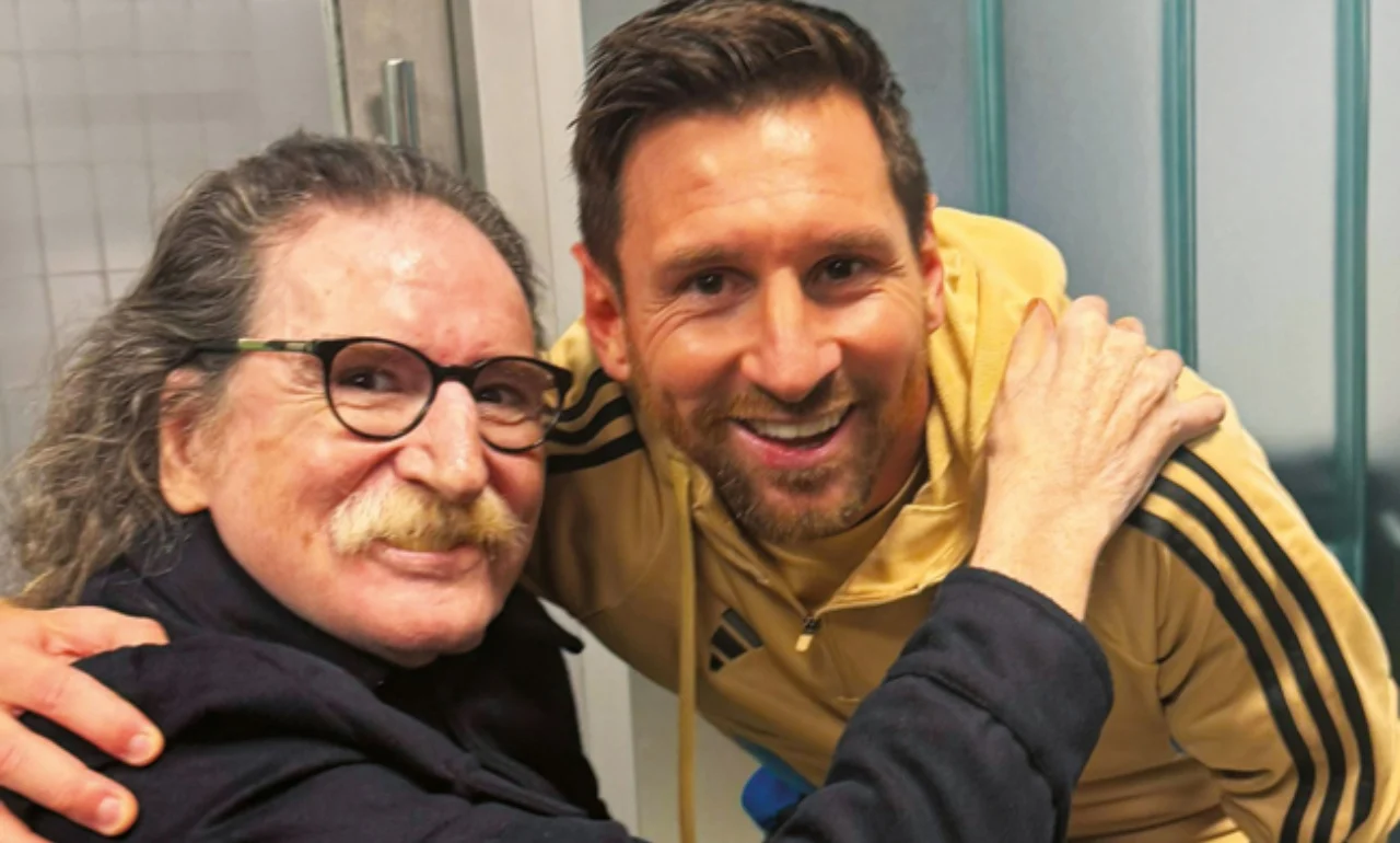 Lionel Messi y Charly García