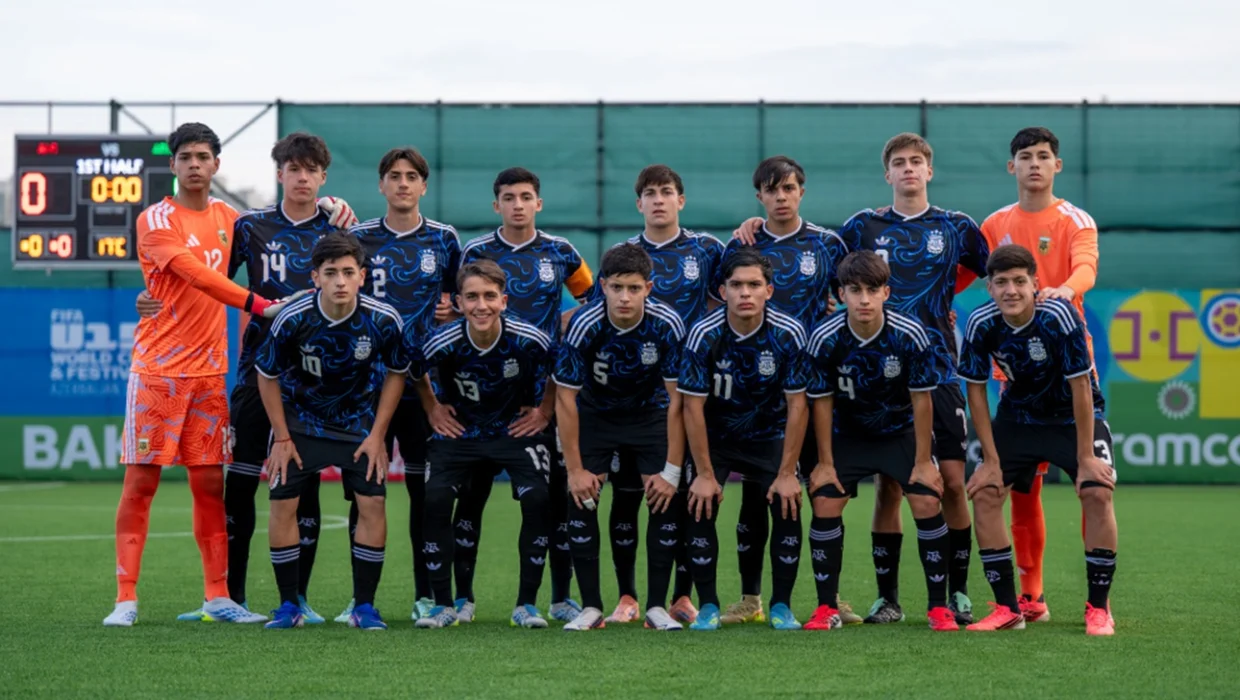 La Selección Argentina Sub-15 cayó en su debut por la Copa Mundial más grande de la historia