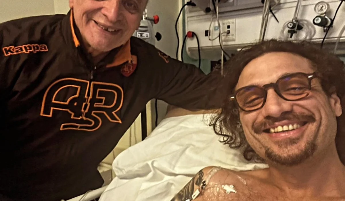 Daniel Osvaldo sigue internado y subió una foto desde el hospital
