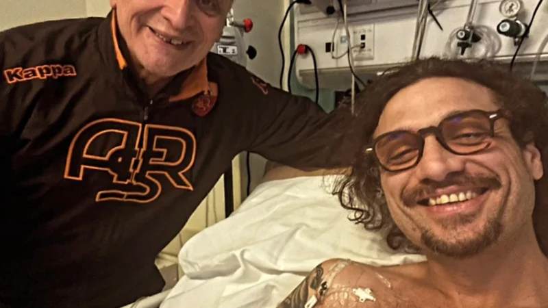 Daniel Osvaldo sigue internado y subió una foto desde el hospital