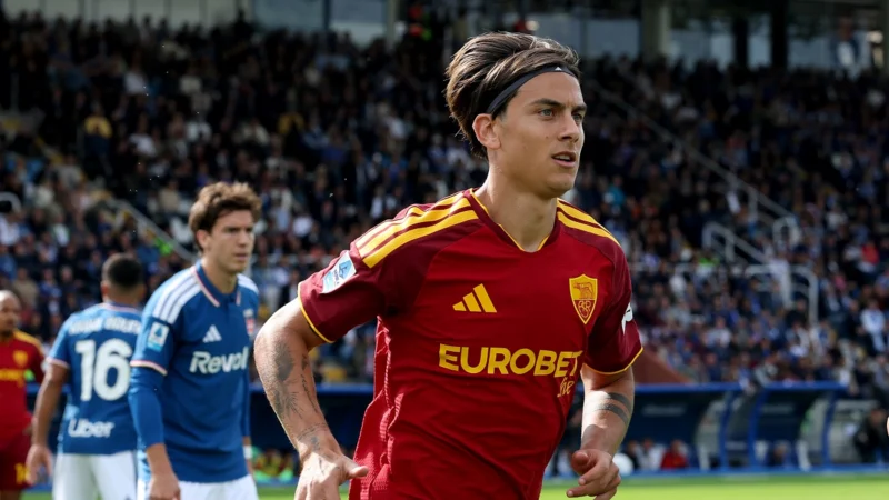 Alarma en Roma por lesión muscular de Paulo Dybala en Champions League