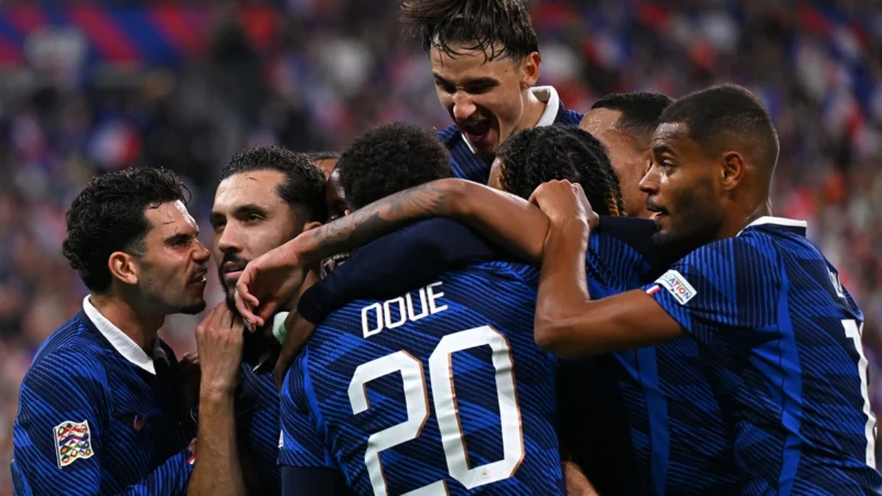 Francia le metió cuatro goles a Bélgica en 14 minutos