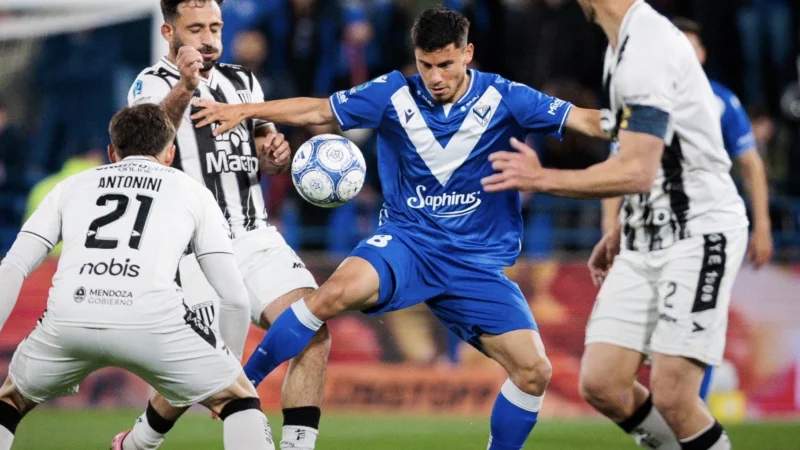 Vélez se recuperó en el Clausura y venció a Gimnasia de Mendoza