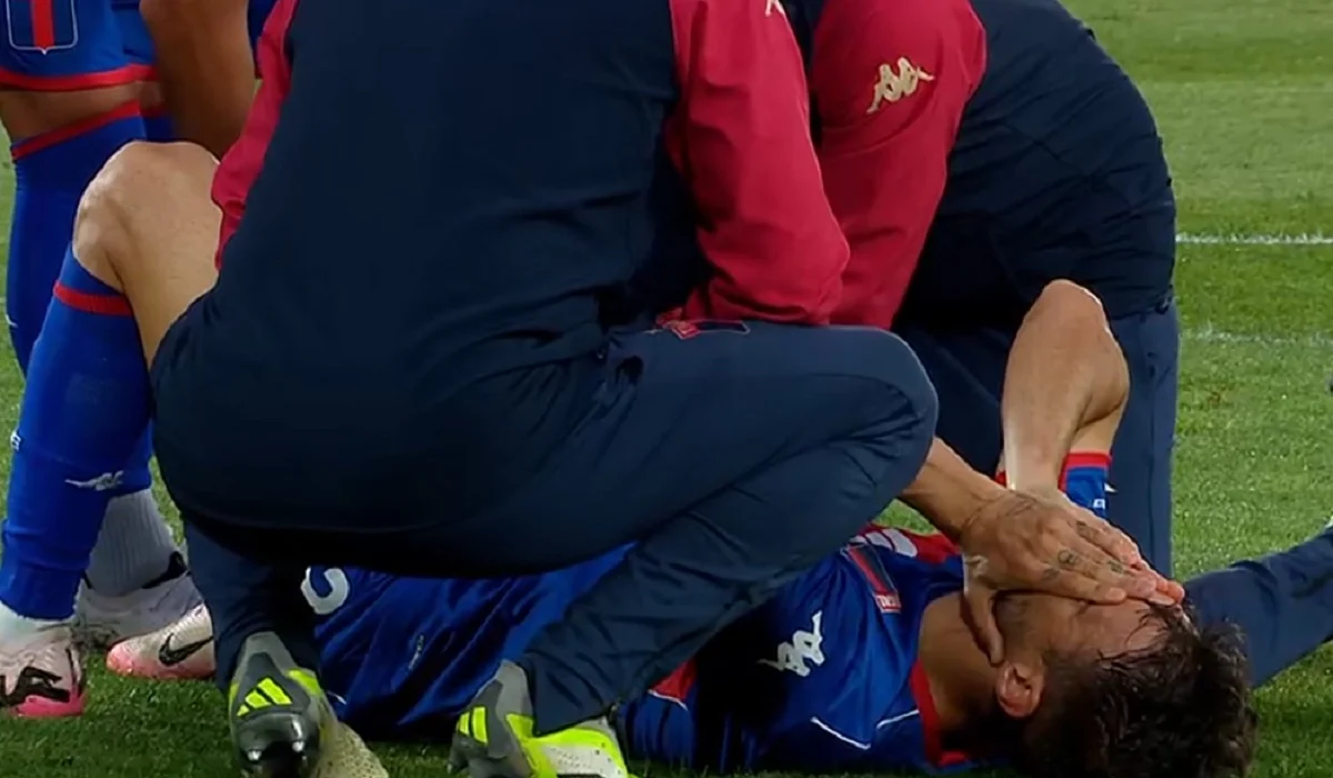 Joaquín Laso salió lesionado y con gesto de dolor en Huracán – Tigre
