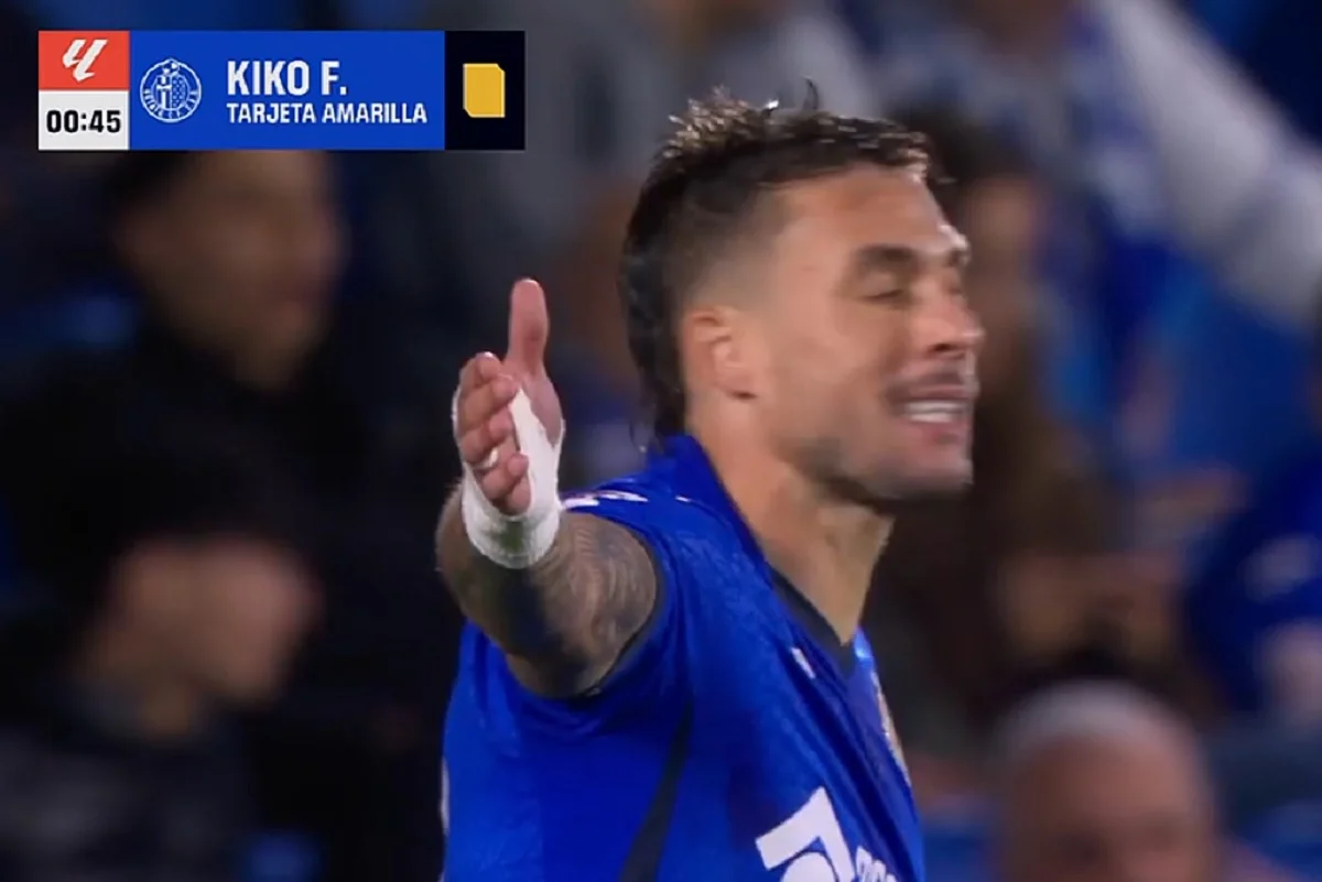 Kiko Femenía fue amonestado a los 40 segundos de partido en Getafe – Rayo Vallecano