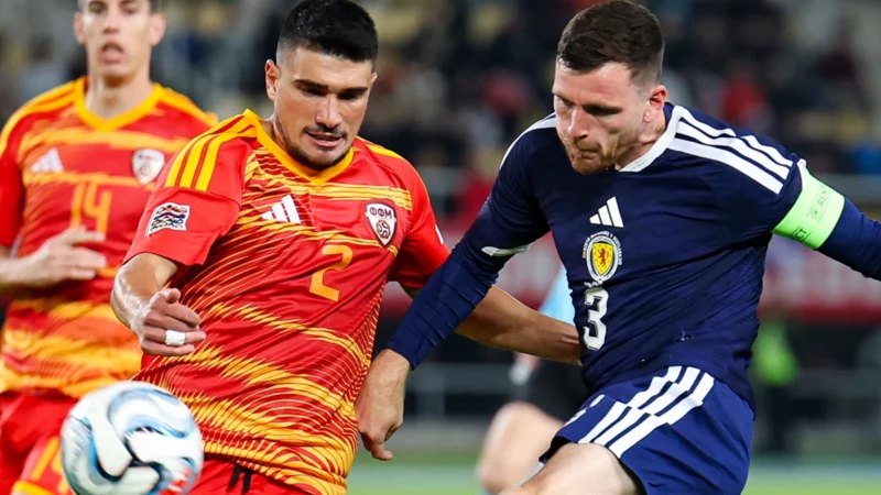 Escocia tuvo su fiesta y ganó bien en Macedonia por Nations League