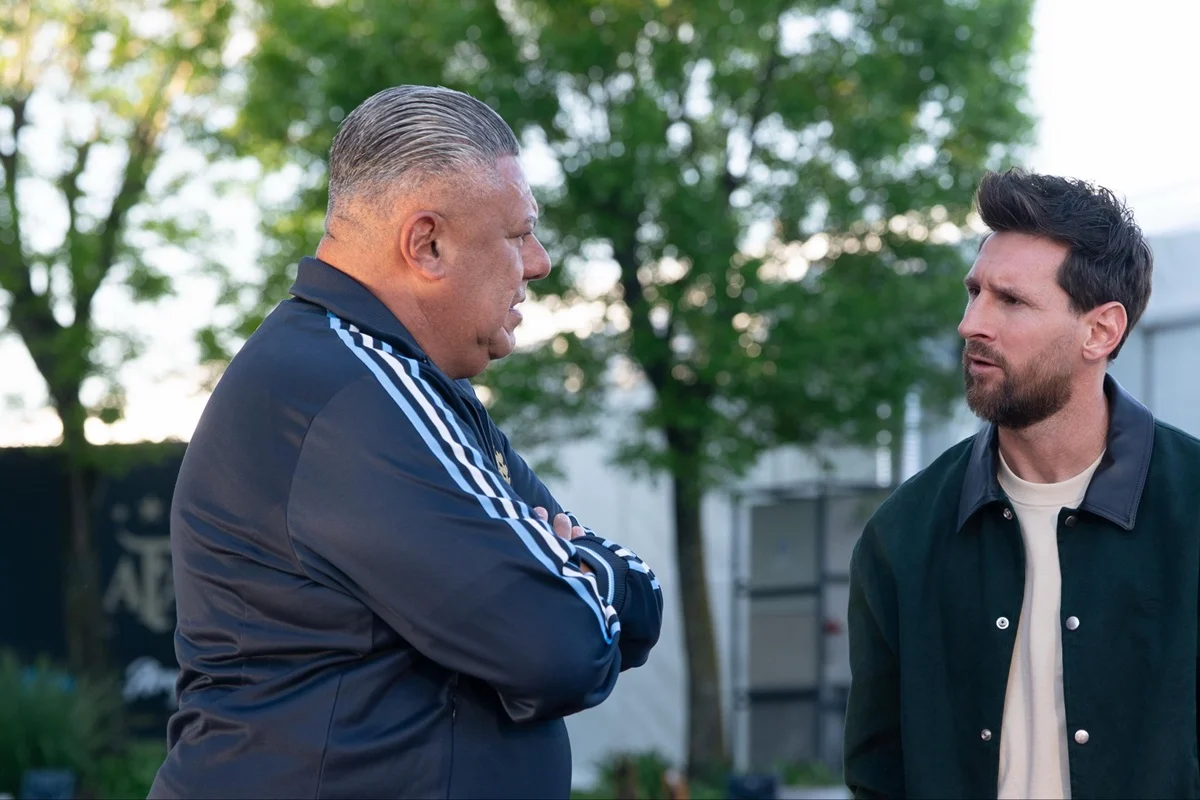 Lionel Messi llegó al predio para su último tango con Argentina