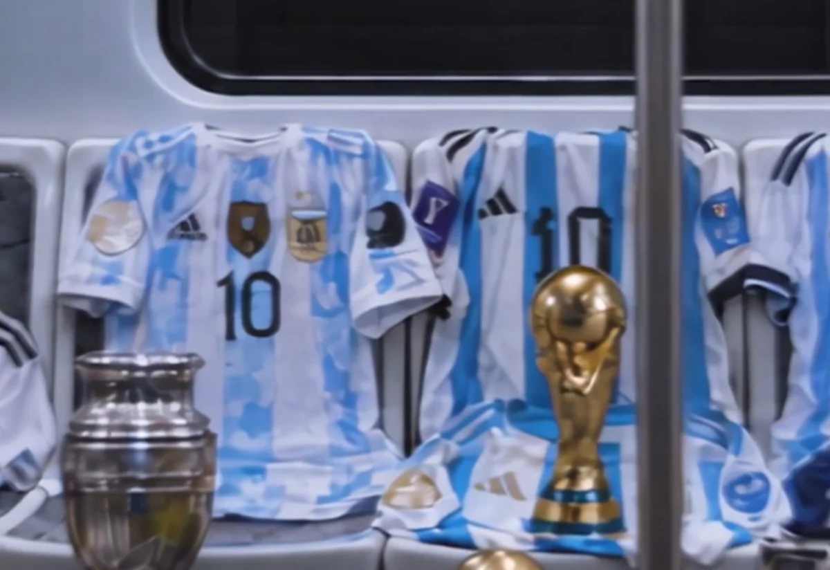 El subte extiende su horario para la despedida de Messi con un emotivo video