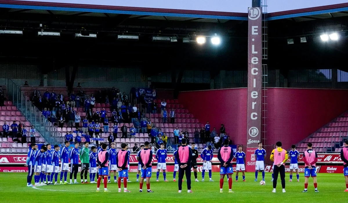 La Copa del Rey se reanudó con un minuto de silencio en Numancia – Oviedo