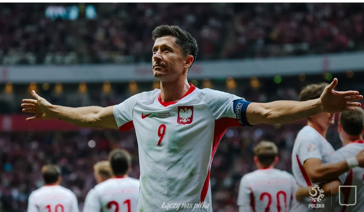Polonia aplastó a Rumania con gran show goleador de Robert Lewandowski