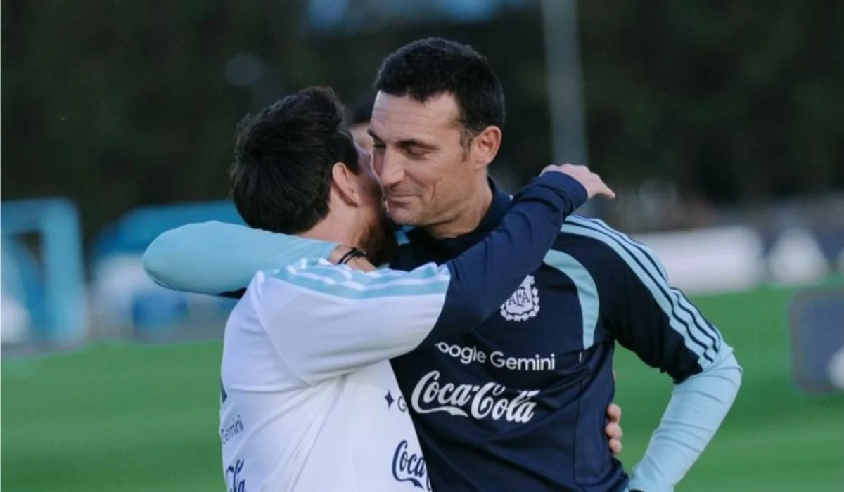 Lionel Messi entrenó con la Selección Argentina antes de su despedida