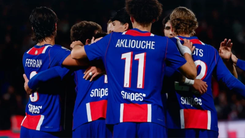 PSG logró ante Le Mans su tercera victoria consecutiva en Ligue 1