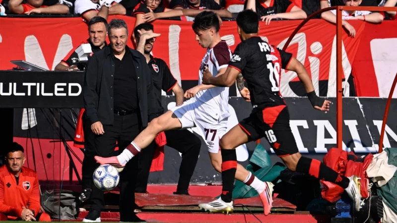 Newell’s y Lanús no movieron la aguja en la tarde del sábado