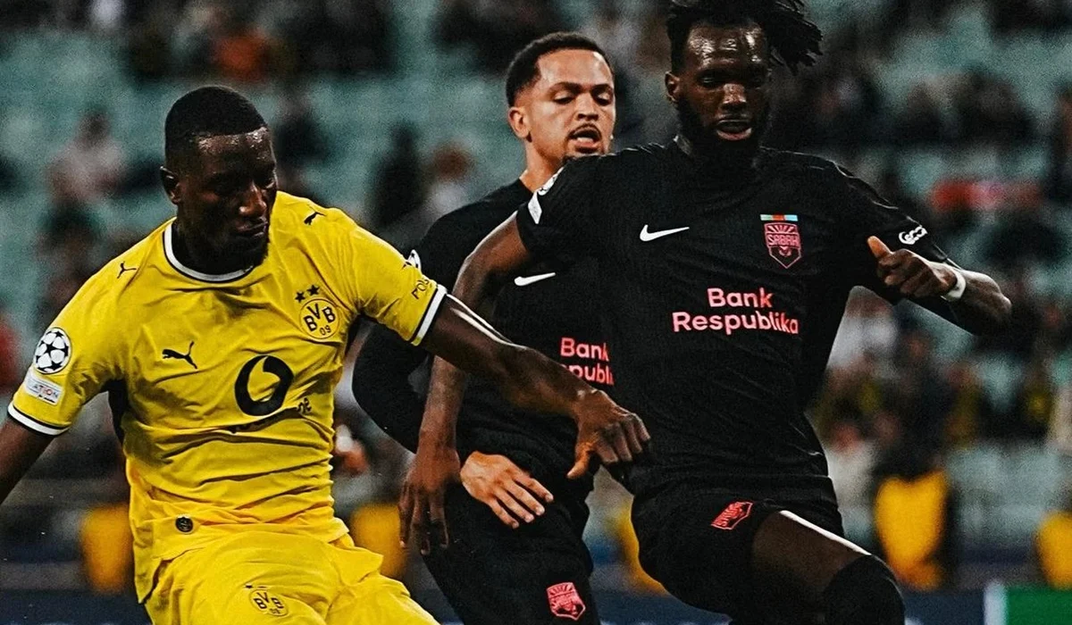 Borussia Dortmund sufrió y le ganó a Sabah en Baku