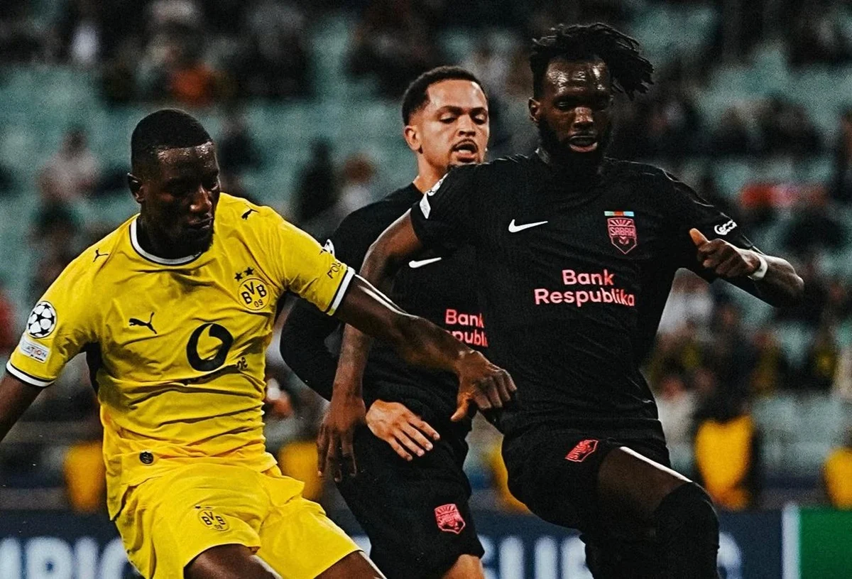 Borussia Dortmund sufrió y le ganó a Sabah en Baku