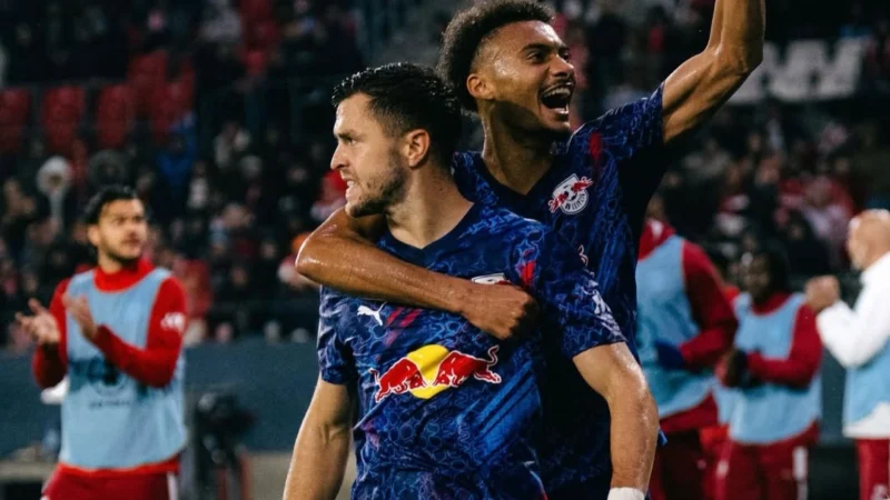RB Leipzig salvó la ropa y remontó agónicamente ante el Rot-Weiss Essen en la DFB Pokal