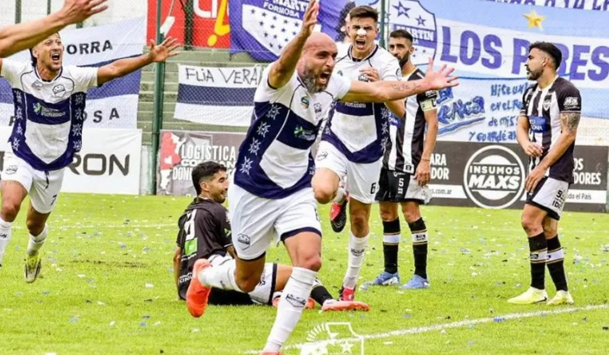 Ricardo Tapia anotó y dejó a San Martín de Formosa al borde del ascenso