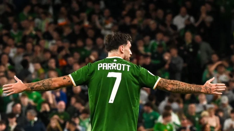 Troy Parrott metió un golazo para Irlanda que ilusionó al Betis