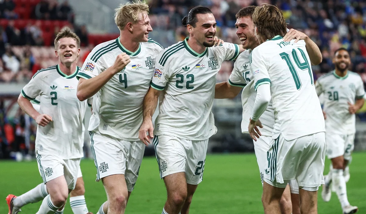 Irlanda del Norte brilló, goleó a Ucrania y lidera en Nations League