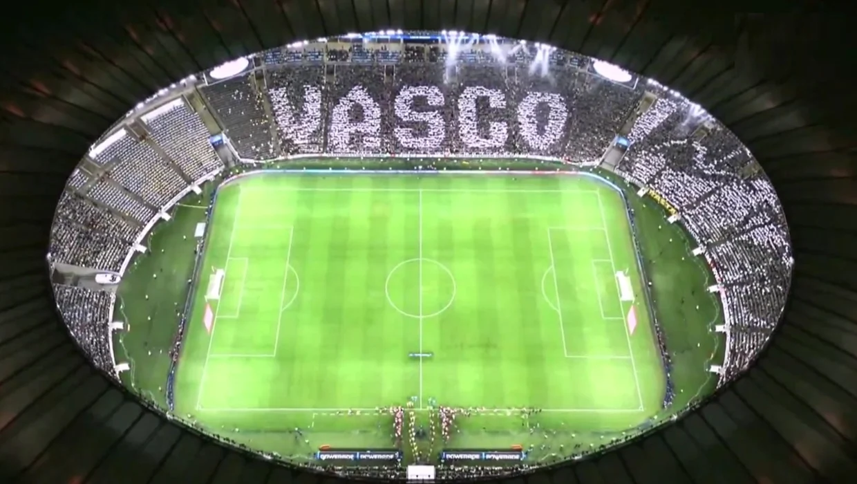 Espectacular recibimiento con Maracaná colmado para Vasco vs Boca