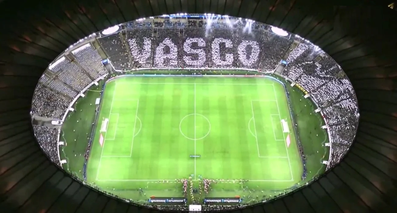 Espectacular recibimiento con Maracaná colmado para Vasco vs Boca