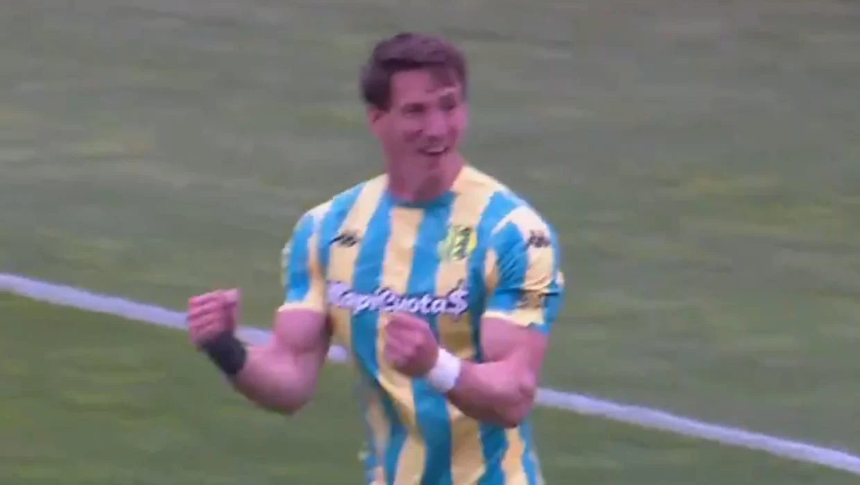 Vombergar marcó ante Belgrano y Aldosivi se aferra al sueño de permanencia