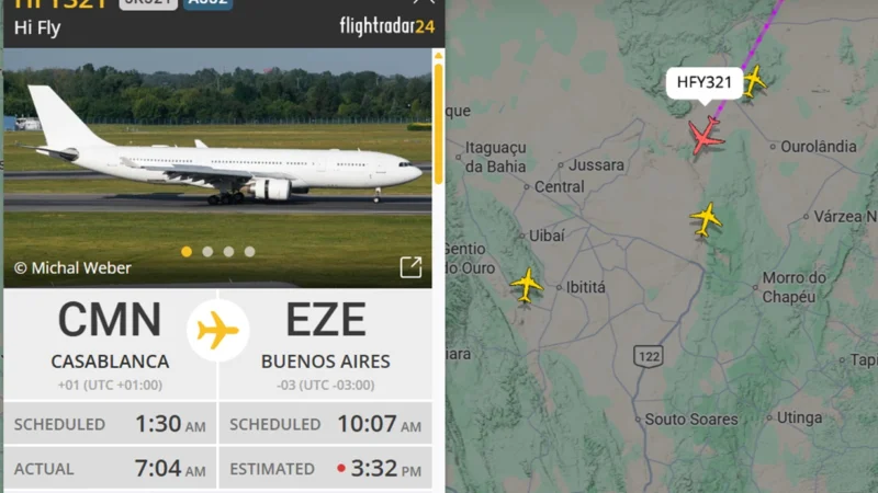 ¿Cómo seguir el vuelo de Burkina Faso hacia Argentina?