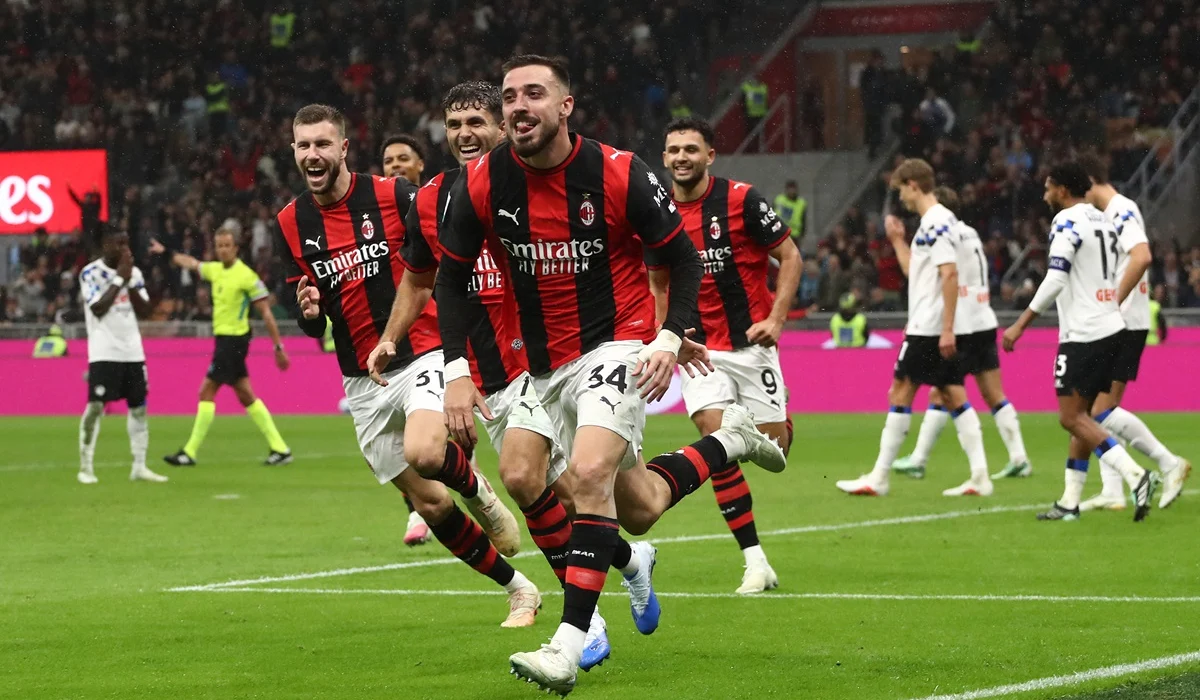 Milan pasó de golear a ganarle con lo justo a Atalanta