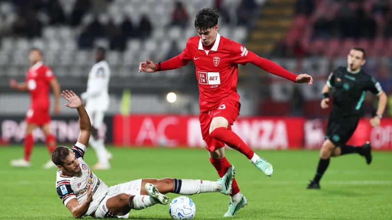 Monza frenó a Cagliari con un lapidario 4 a 0 en Serie A