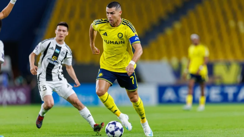 Al Nassr derrotó al Neftchi Fergana con gol de Cristiano Ronaldo