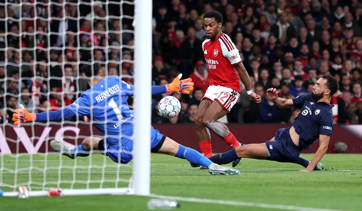 Arsenal fue paciente y goleó a Lille con un contundente cierre de partido