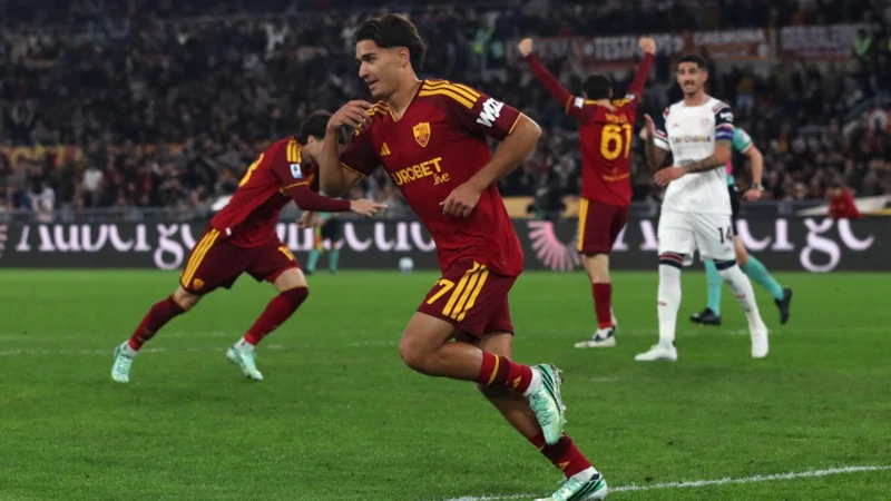 Roma reaccionó rápido y le ganó a Cagliari por Serie A