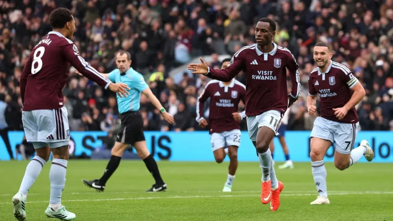 Aston Villa dio el golpe en la Premier League y le quitó el invicto al Manchester City