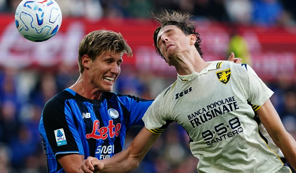 Atalanta y Frosinone empataron 4-4 uno de los duelos del año en Serie A