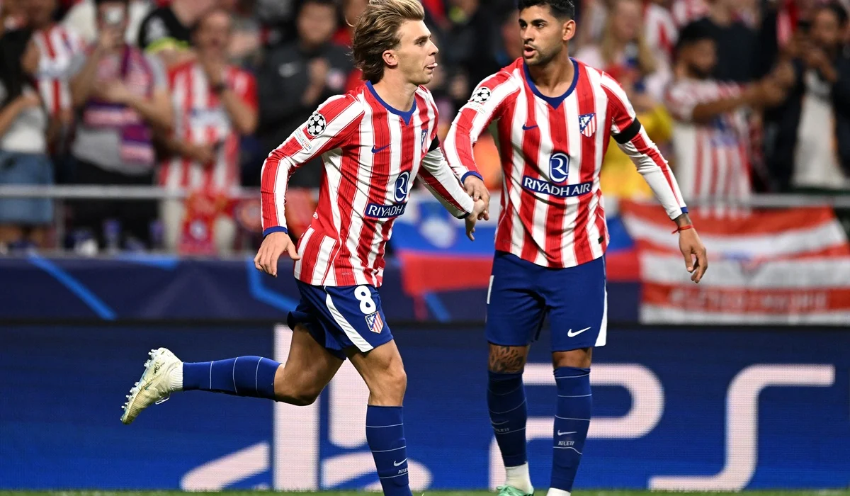 Atlético Madrid necesitó 50 segundos para anotarle al Manchester United