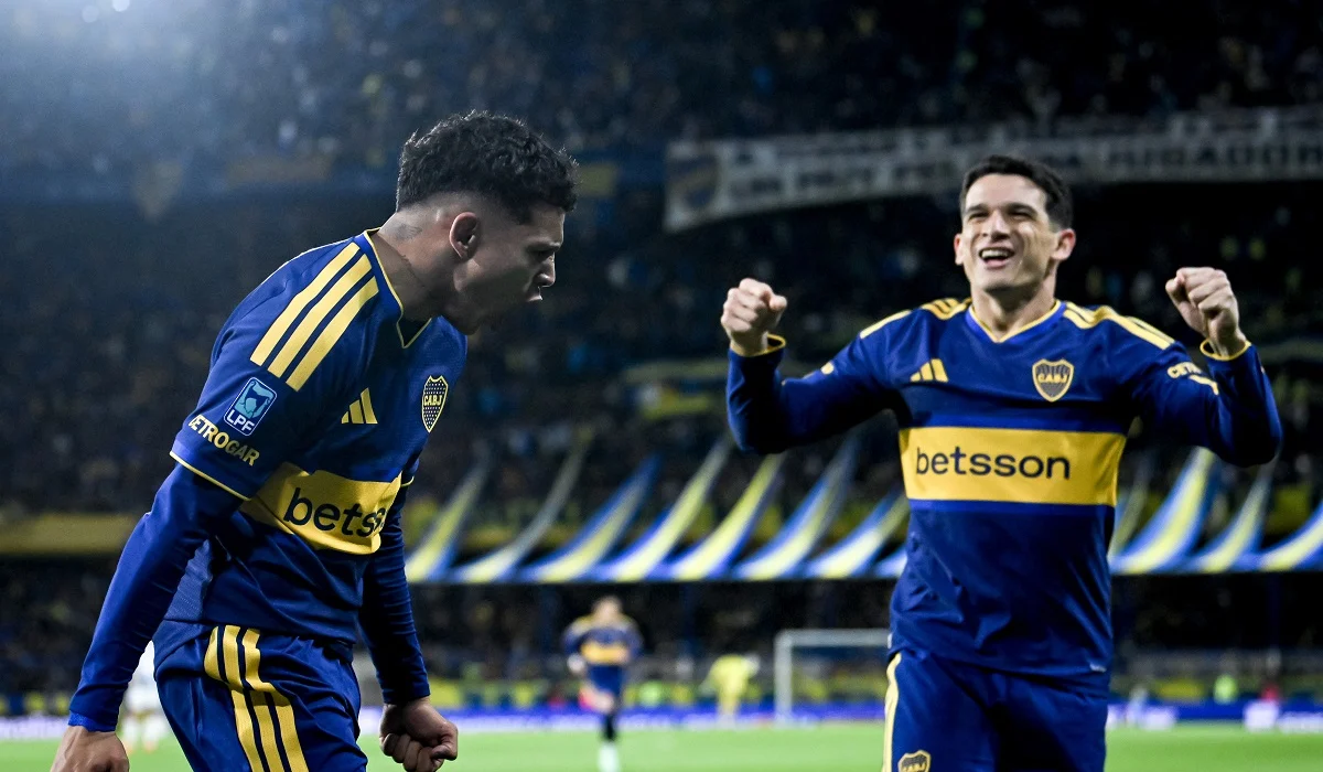 Boca se lo dio vuelta a Talleres en La Bombonera y saltó a la cima de la tabla anual