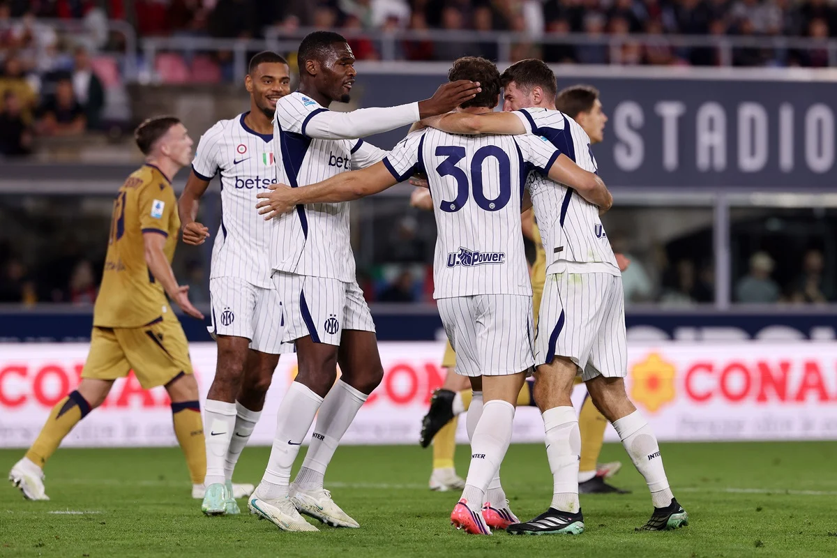 Inter lo dio vuelta ante Bologna y mantuvo su liderazgo en Serie A