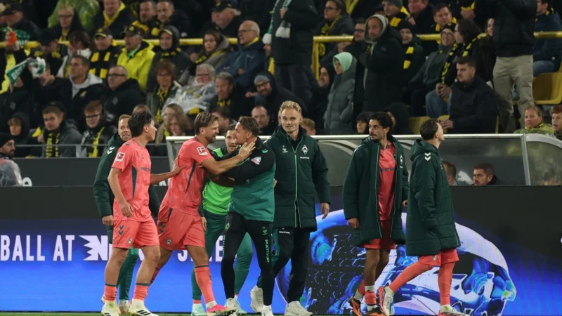 Increíble remontada de Werder Bremen ante Borussia Dortmund con cuatro goles en los últimos diez minutos