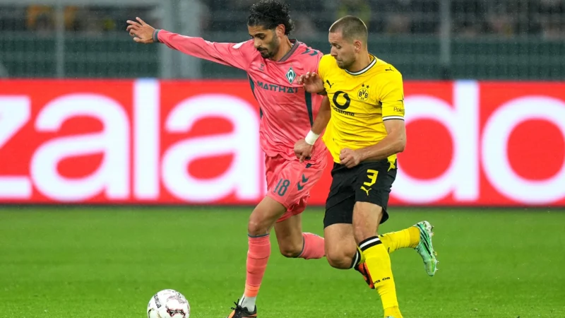 Borussia Dortmund derrotó a Werder Bremen y avanzó en DFB Pokal