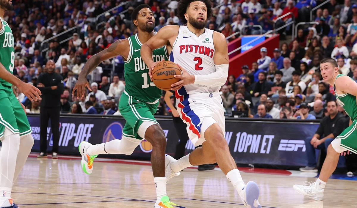 Detroit Pistons derrotó a Boston Celtics en el inicio de la NBA